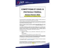 COMPÉTITIONS ET COVID-19 PROTOCOLE FÉDÉRAL Mise à jour du 4 février 2022