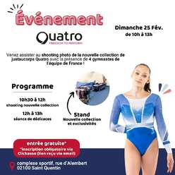 Invitation : Rencontre avec des gymnastes de l'équipe de France